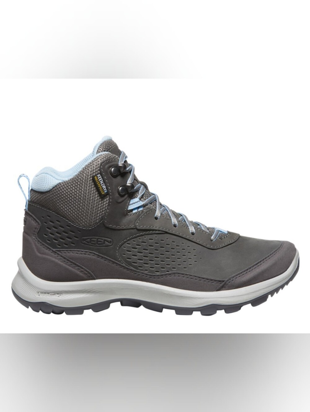 Keen terradora explorer waterproof hiking boot women Sz 7 M steel grey clear sky - Picture 2 of 13